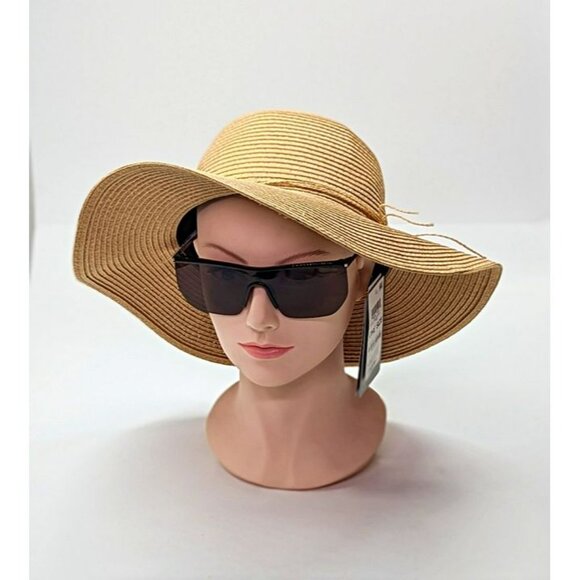 Style & Co Women's Packable Paper Floppy Hat Tan O/S (MSRP $39) - Picture 4 of 4